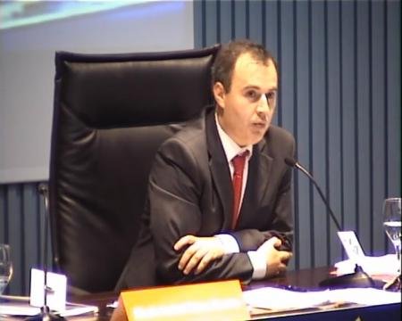 Lu&iacute;s V&aacute;zquez Forno, letrado da Xunta de Galicia - Congreso sobre Unha Visión Xuridica do Camiño de Santiago